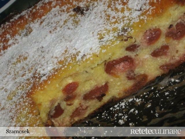 Imagine Reteta culinara Prajitura cu branza dulce si visine | 2review.ro