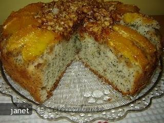 Imagine Reteta culinara Prajitura cu Mac, Nuci Caramelizate si Portocale | 2review.ro