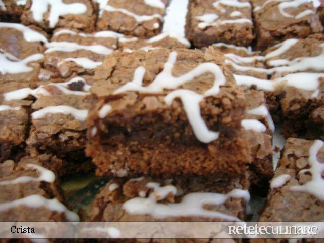 Imagine Reteta culinara Decadent Chocolate Brownies | 2review.ro