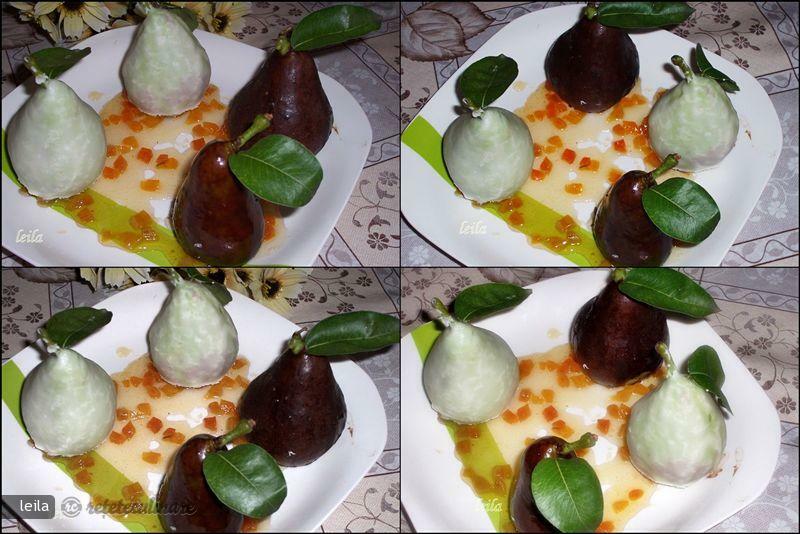 Imagine Reteta culinara Pere Trase in Ciocolata | 2review.ro