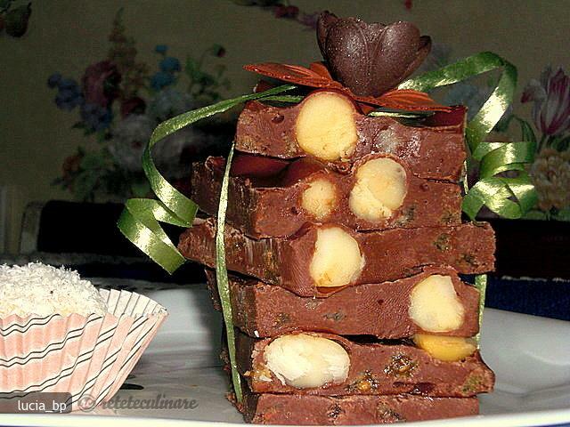 Imagine Reteta culinara Nuci Macadamia Invelite in Ciocolata | 2review.ro