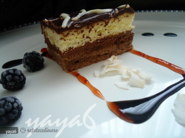 Imagine Reteta culinara Ganache, Pandispan si Glazura de Ciocolata | 2review.ro