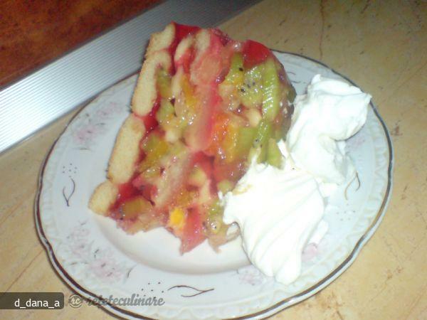 Imagine Reteta culinara Tort Exotic cu Gelatina | 2review.ro
