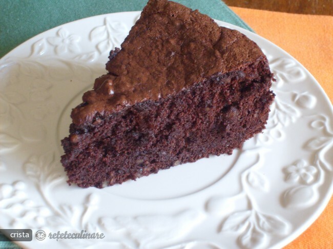 Imagine Reteta culinara Prajitura cu Nuci si Cacao (Fara Faina) | 2review.ro