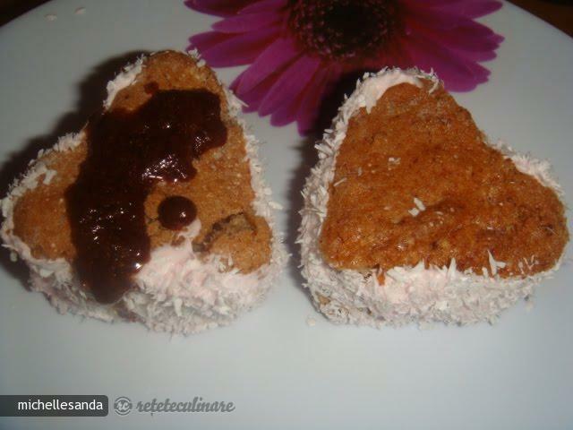 Imagine Reteta culinara Inimioare cu Crema de Capsuni | 2review.ro