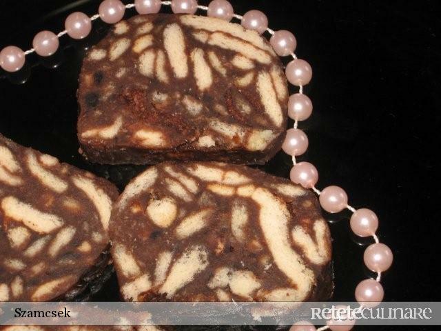 Imagine Reteta culinara Salam de biscuiţi reţetă | 2review.ro