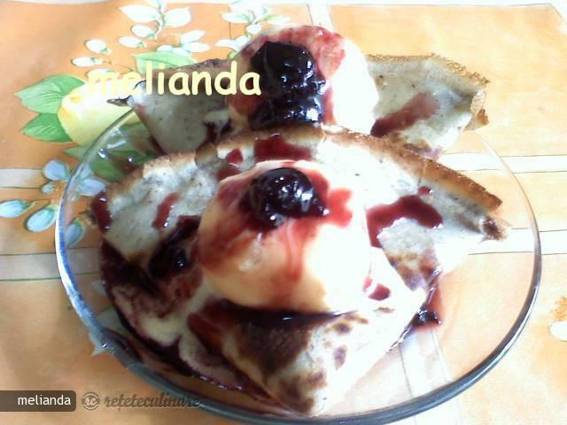 Imagine Reteta culinara Clatite Cu Nuca, Finetti Si Inghetata | 2review.ro