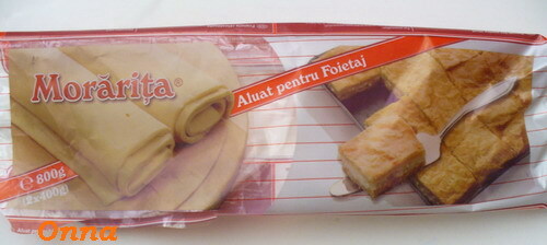 Imagine Reteta culinara Placinta cu branza dulce si foietaj | 2review.ro