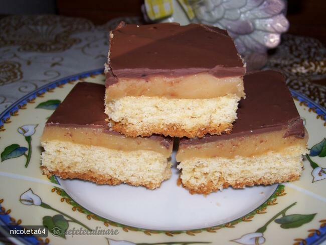 Imagine Reteta culinara Prajitura cu caramel si ciocolata | 2review.ro