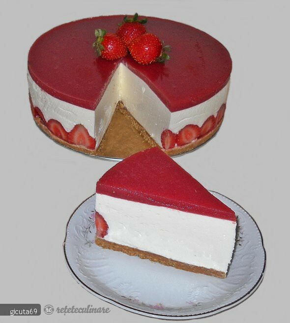 Imagine Reteta culinara Cheesecake cu capsuni | 2review.ro