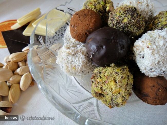 Imagine Reteta culinara Trufe de Ciocolata cu Portocale | 2review.ro