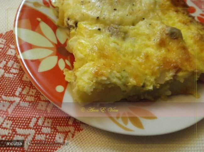 Imagine Reteta culinara Budinca de cartofi cu sunca si masline | 2review.ro