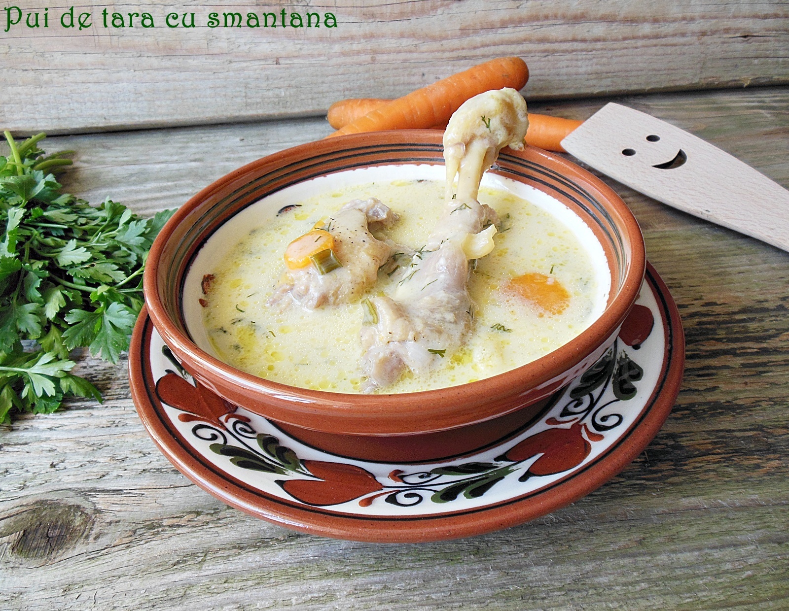 Imagine Reteta culinara Pui de tara cu smantana | 2review.ro