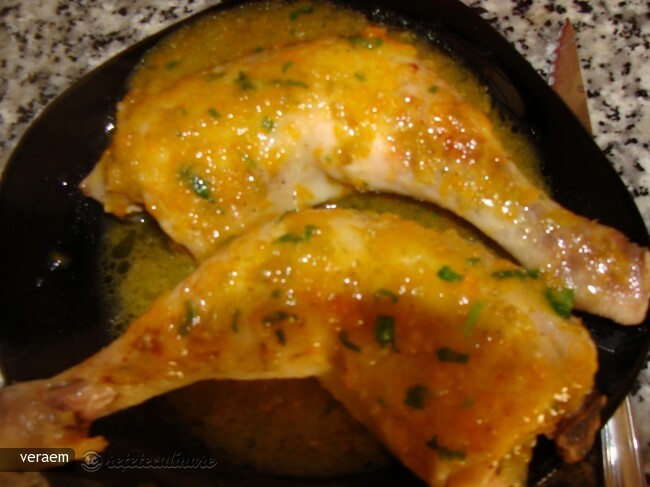 Imagine Reteta culinara Pulpe de Pui in Sos de Portocale | 2review.ro