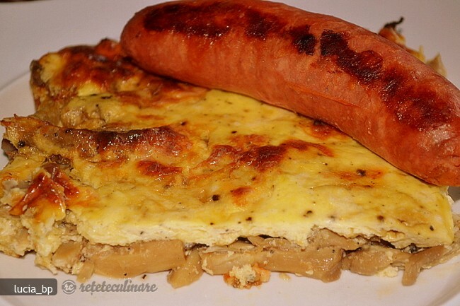 Imagine Reteta culinara Gratin cu Ciuperci Pleurotus | 2review.ro