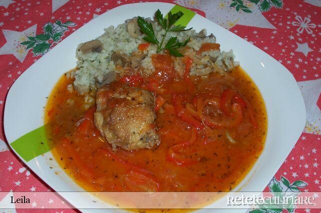 Imagine Reteta culinara Ostropel de Pui cu Ardei | 2review.ro