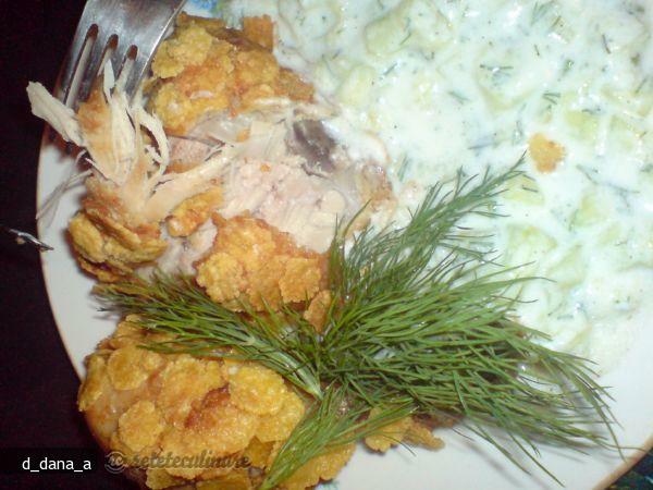 Imagine Reteta culinara Pulpe in Fulgi de Porumb | 2review.ro