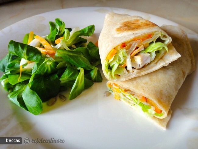 Imagine Reteta culinara Lipii cu Pui Tandoori si Legume | 2review.ro