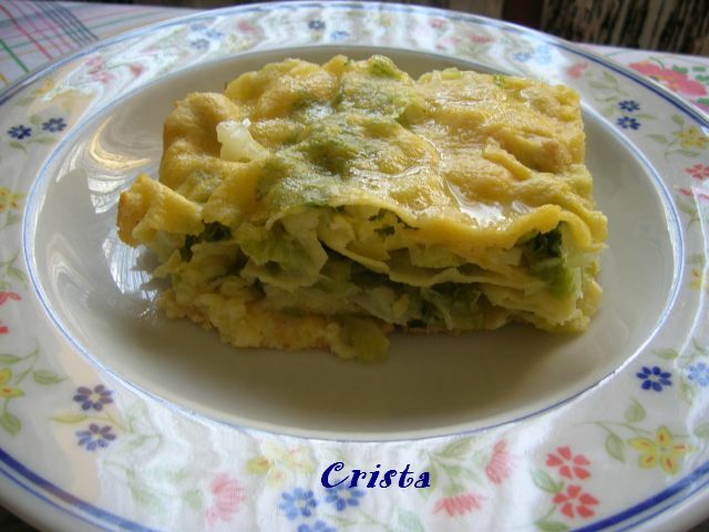 Imagine Reteta culinara Lasagna cu varza si cartofi | 2review.ro