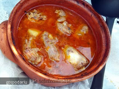 Imagine Reteta culinara Mancare de cartofi cu gaturi de curcan | 2review.ro