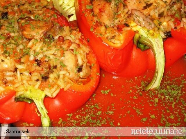 Imagine Reteta culinara Ardei umplut la tava | 2review.ro