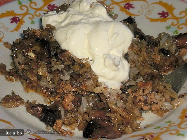 Imagine Reteta culinara Varza A la Cluj cu Carne si Ciuperci | 2review.ro