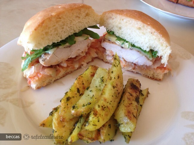 Imagine Reteta culinara Burger cu Chifla de Casa | 2review.ro