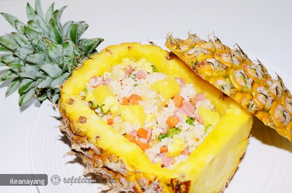 Imagine Reteta culinara Orez Calit cu Ananas (boluo Fan) | 2review.ro