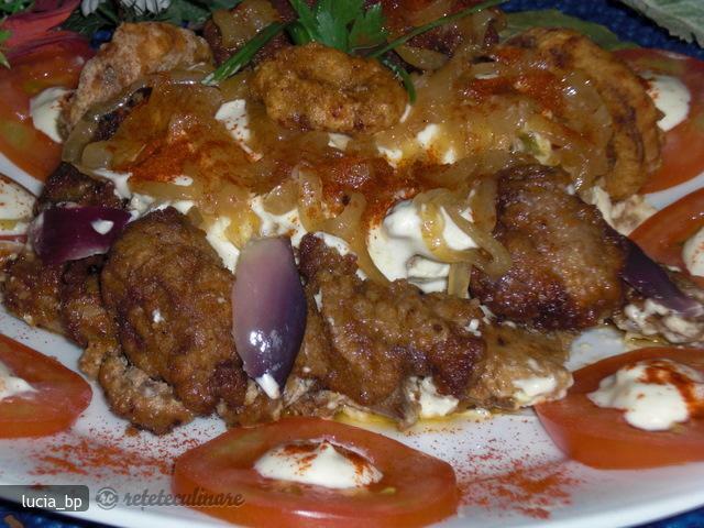 Imagine Reteta culinara Ficatei de Pui cu Sos | 2review.ro