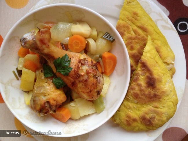 Imagine Reteta culinara Pui Tagine cu Paine Naan | 2review.ro