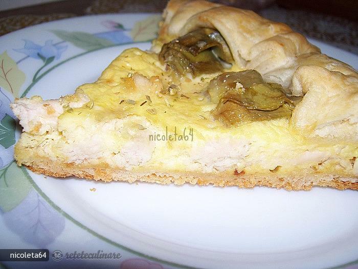 Imagine Reteta culinara Tarta cu Pui si Anghinare... Sau Alte Legume | 2review.ro