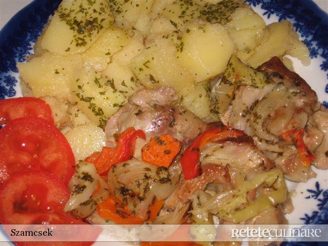 Imagine Reteta culinara Vitel la cuptor cu cartofi | 2review.ro