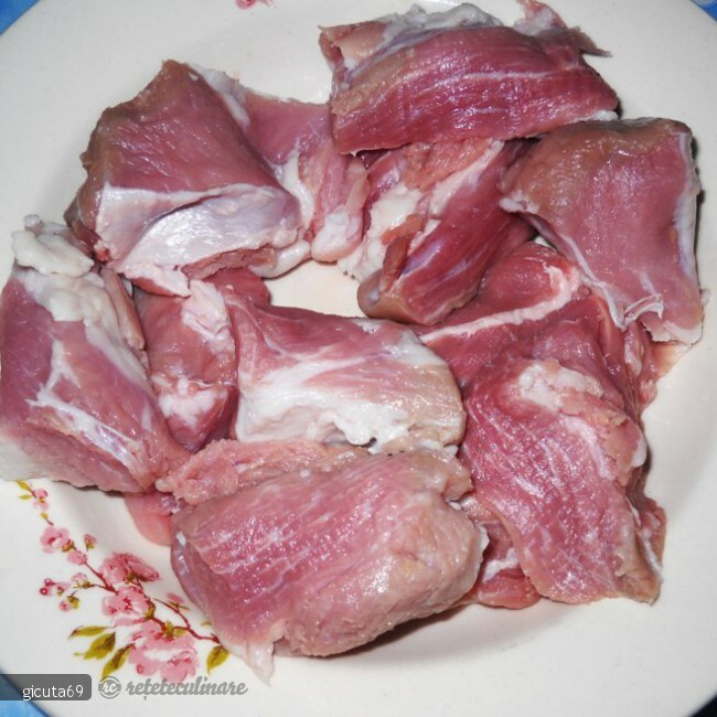 Imagine Reteta culinara Tocanita de porc cu ceapa si ardei copt | 2review.ro