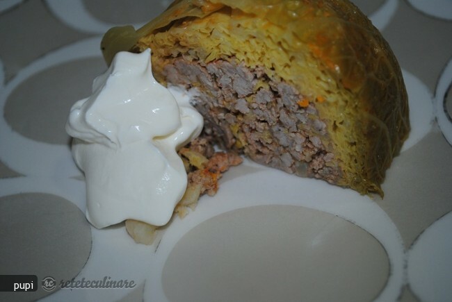 Imagine Reteta culinara Varza Creata (Savoy) Umpluta | 2review.ro