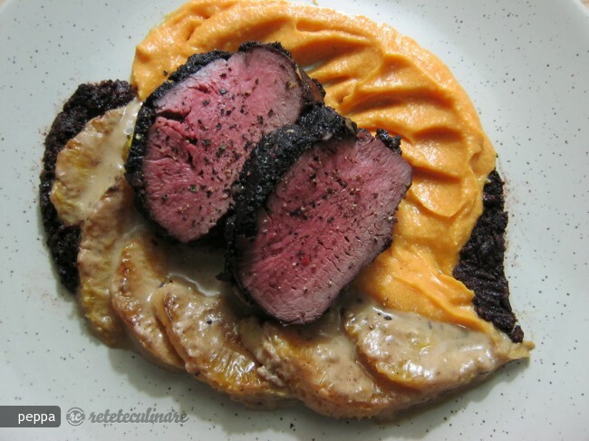 Imagine Reteta culinara Muschi de Vita in Crusta de Ciocolata | 2review.ro