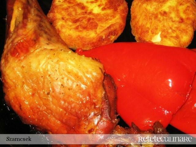 Imagine Reteta culinara Friptura de Curcan cu Chiftele din Cartofi | 2review.ro