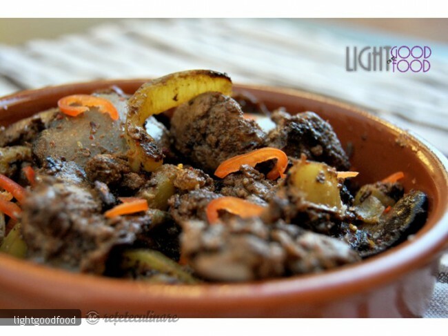 Imagine Reteta culinara Ficatei de pui cu scortisoara, cardamom, ghimbir si lamaie | 2review.ro