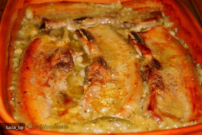 Imagine Reteta culinara Costita de Porc cu Orez, la Cuptor | 2review.ro