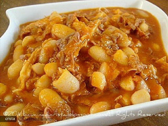 Imagine Reteta culinara Burta (Cheag / Abomasum) cu Fasole Boabe | 2review.ro