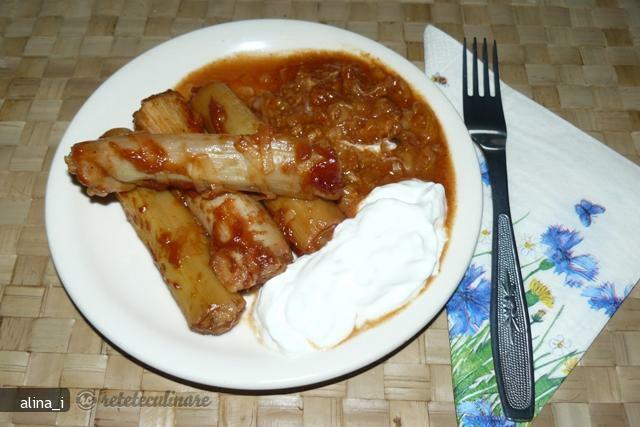 Imagine Reteta culinara Praz umplut cu tocatura de carne | 2review.ro