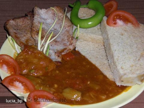 Imagine Reteta culinara Tocanita cu Carne de Porc si Galuste Cehesti | 2review.ro