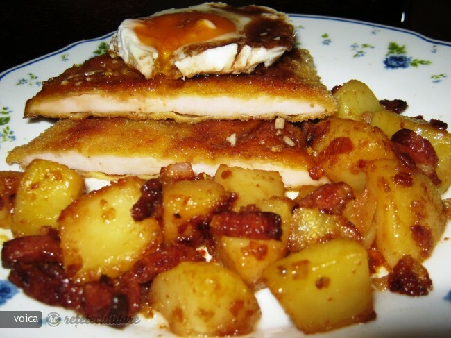 Imagine Reteta culinara Snitele Holstein din Piept de Pui | 2review.ro