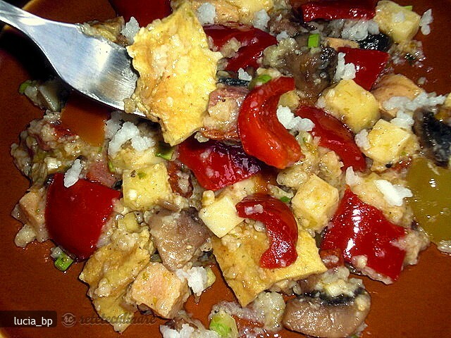 Imagine Reteta culinara Orez Gratinat (Reteta Chinezeasca) | 2review.ro