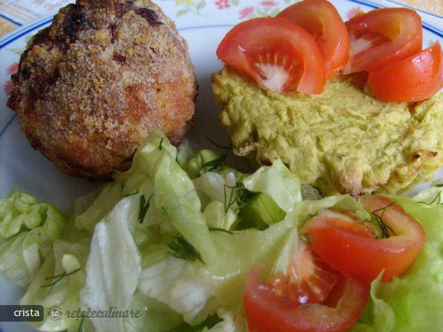 Imagine Reteta culinara Sufleu de Cartofi si Mazare | 2review.ro