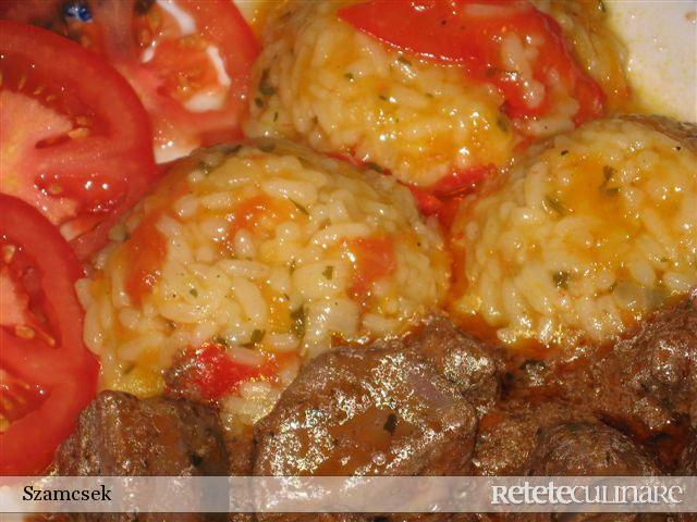 Imagine Reteta culinara Ficat de vitel cu pilaf de orez | 2review.ro