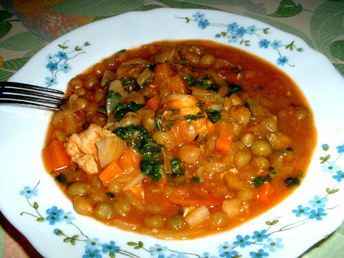 Imagine Reteta culinara Mazare cu pui | 2review.ro