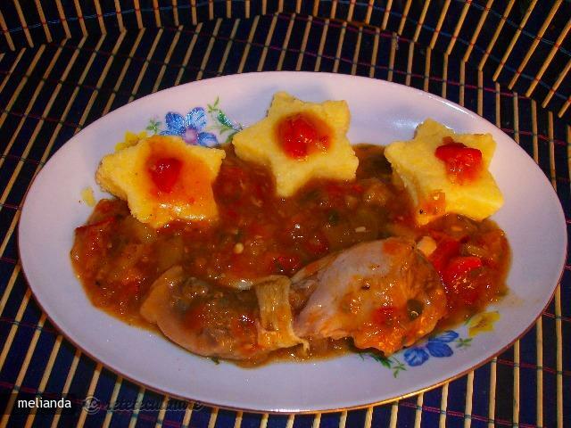 Imagine Reteta culinara Tocanita de Ardei Copti cu Pui | 2review.ro