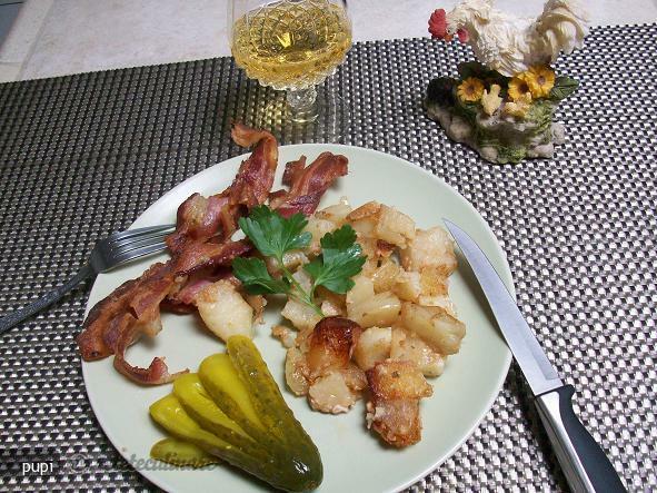 Imagine Reteta culinara Cartofi Prajiti cu Bacon | 2review.ro