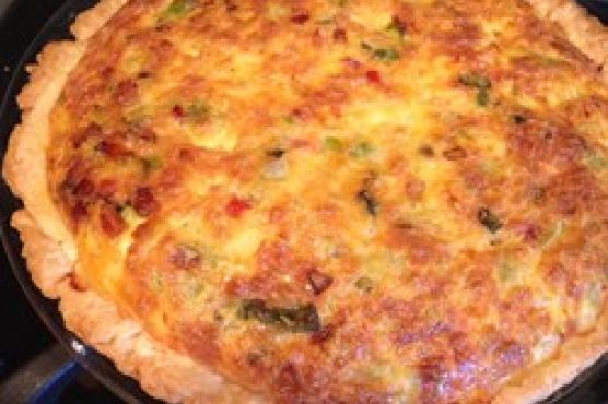Imagine Reteta culinara Chile Verde Spanac Quiche | 2review.ro