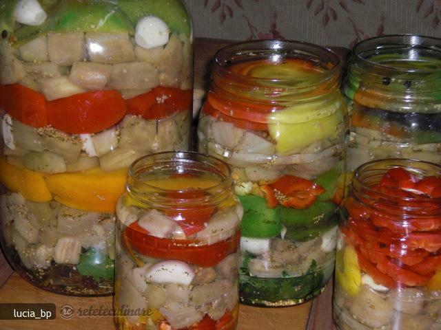 Imagine Reteta culinara Muratura de Vinete cu Ardei Gras | 2review.ro